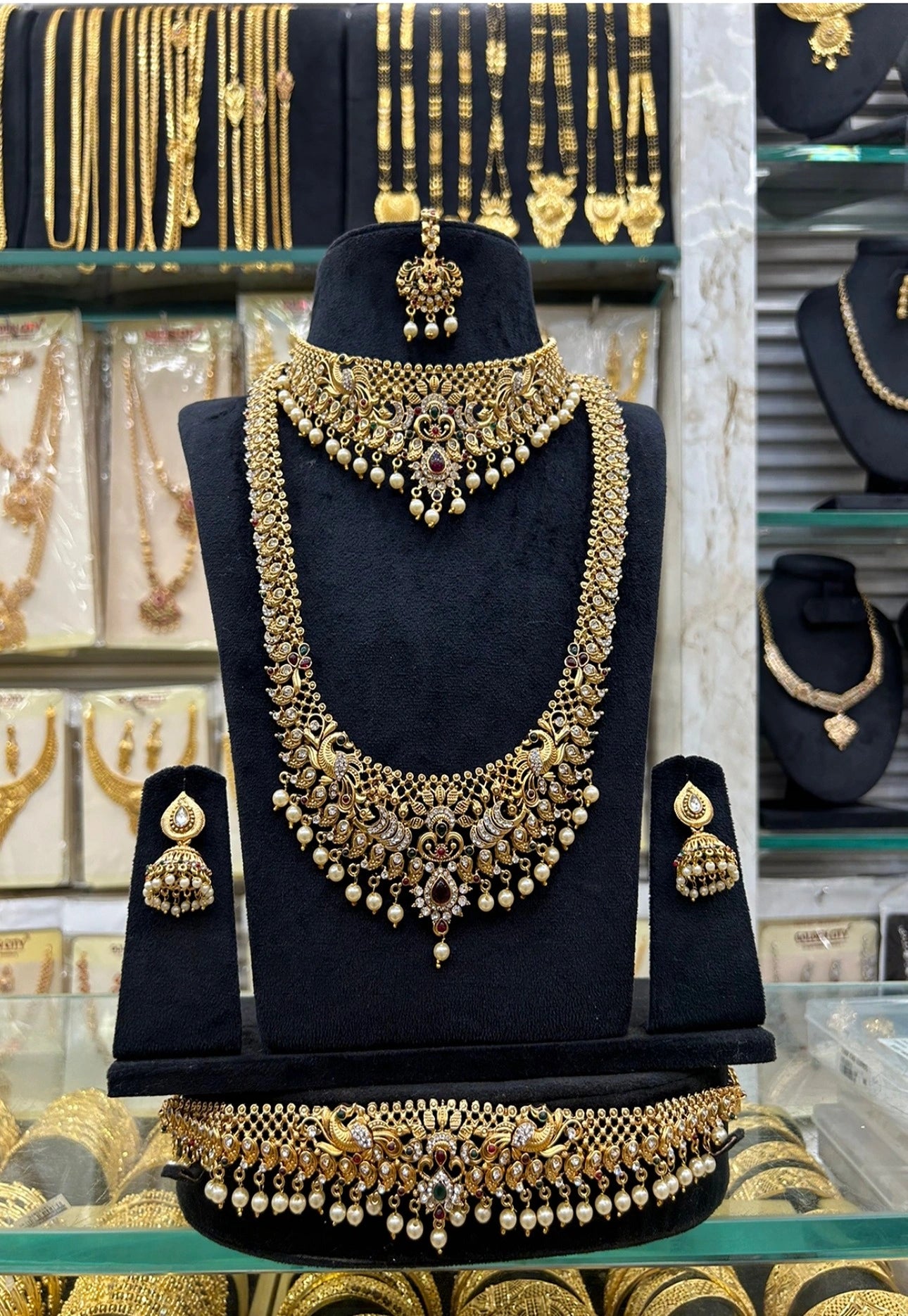 Bridal Stone Choker Set