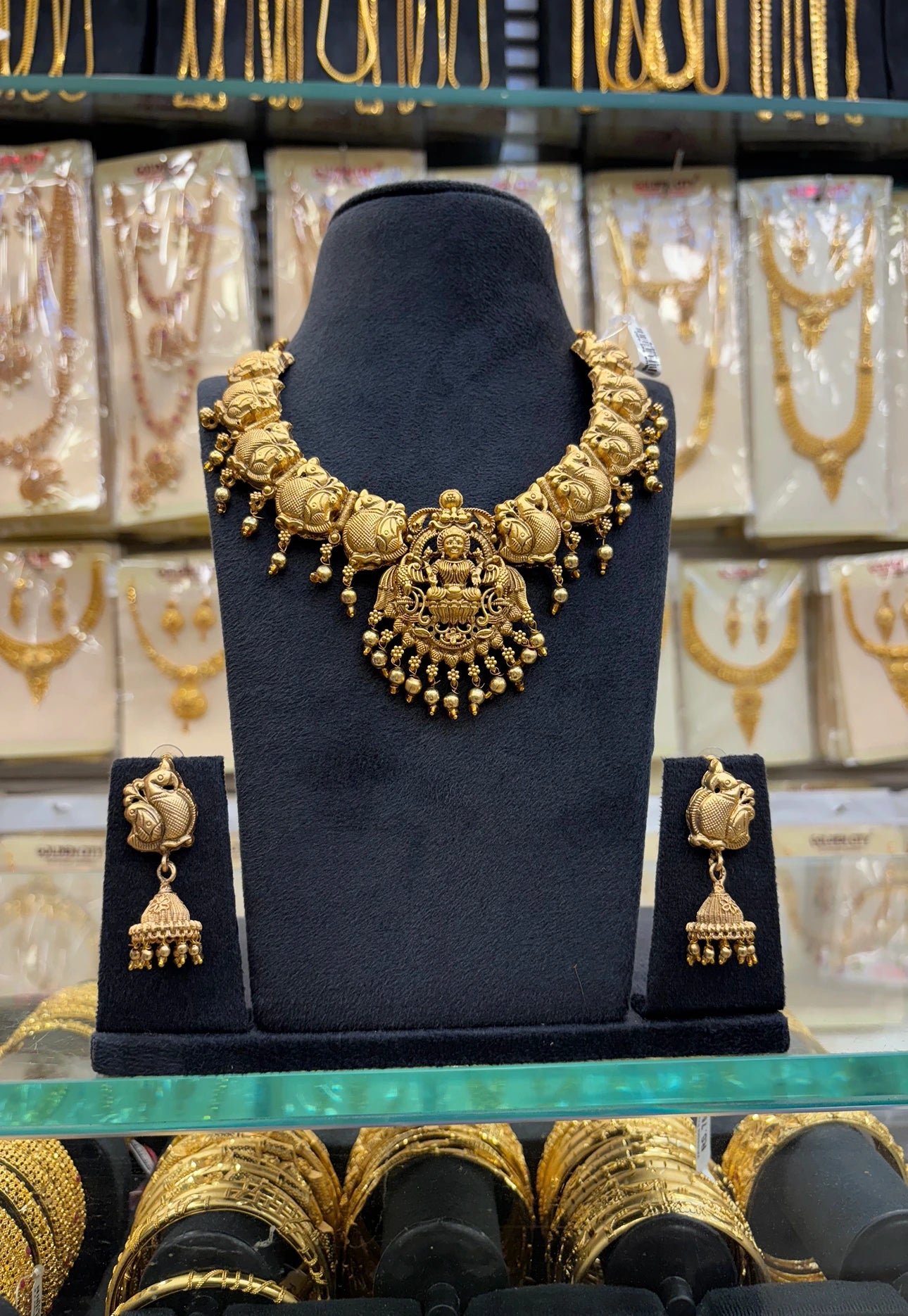Nagas Work Gold Work Necklace