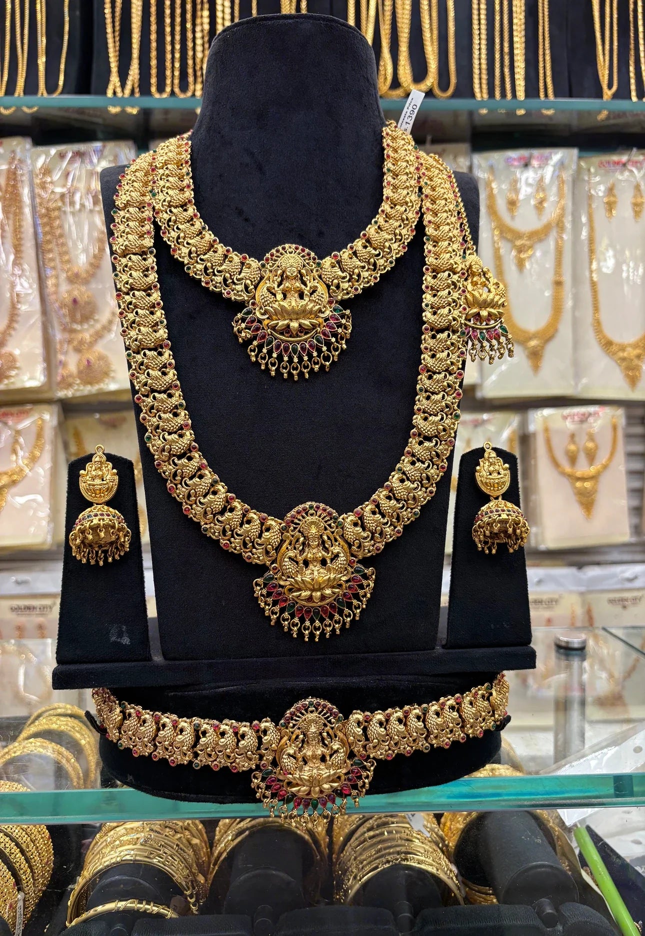 Antique Laxmi Design Bridal Set