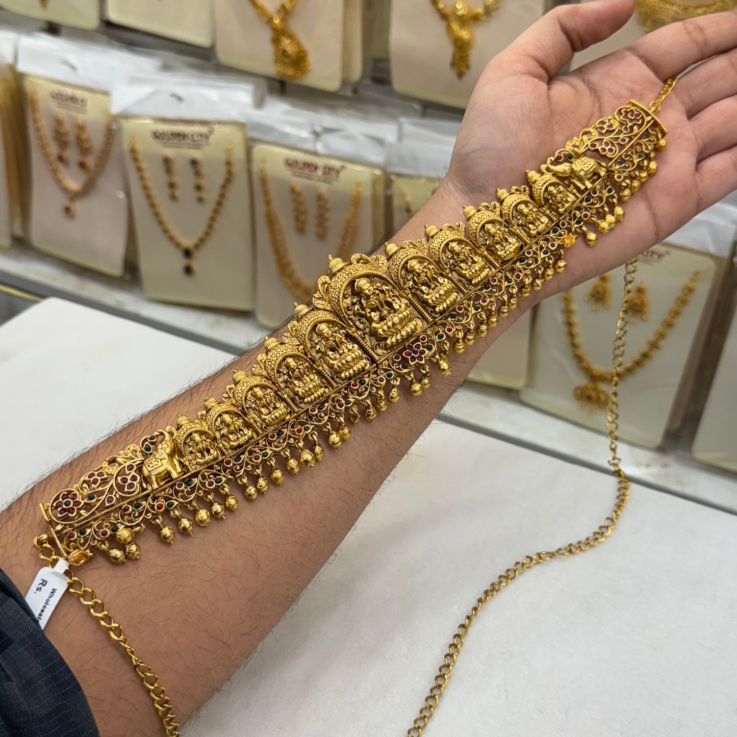 Gold Beats Antique Hip Chain