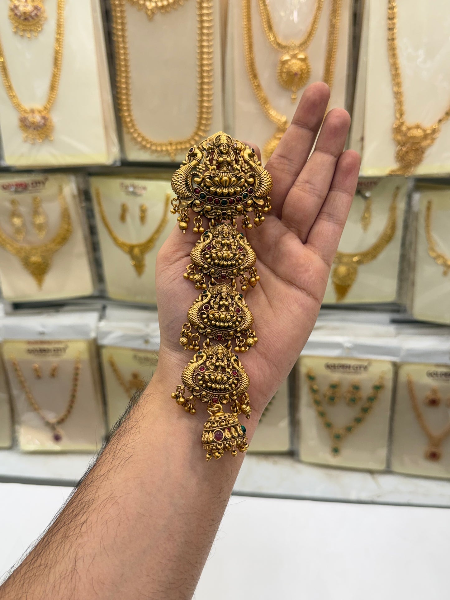 Antique Lakshmi Design Mini Jada