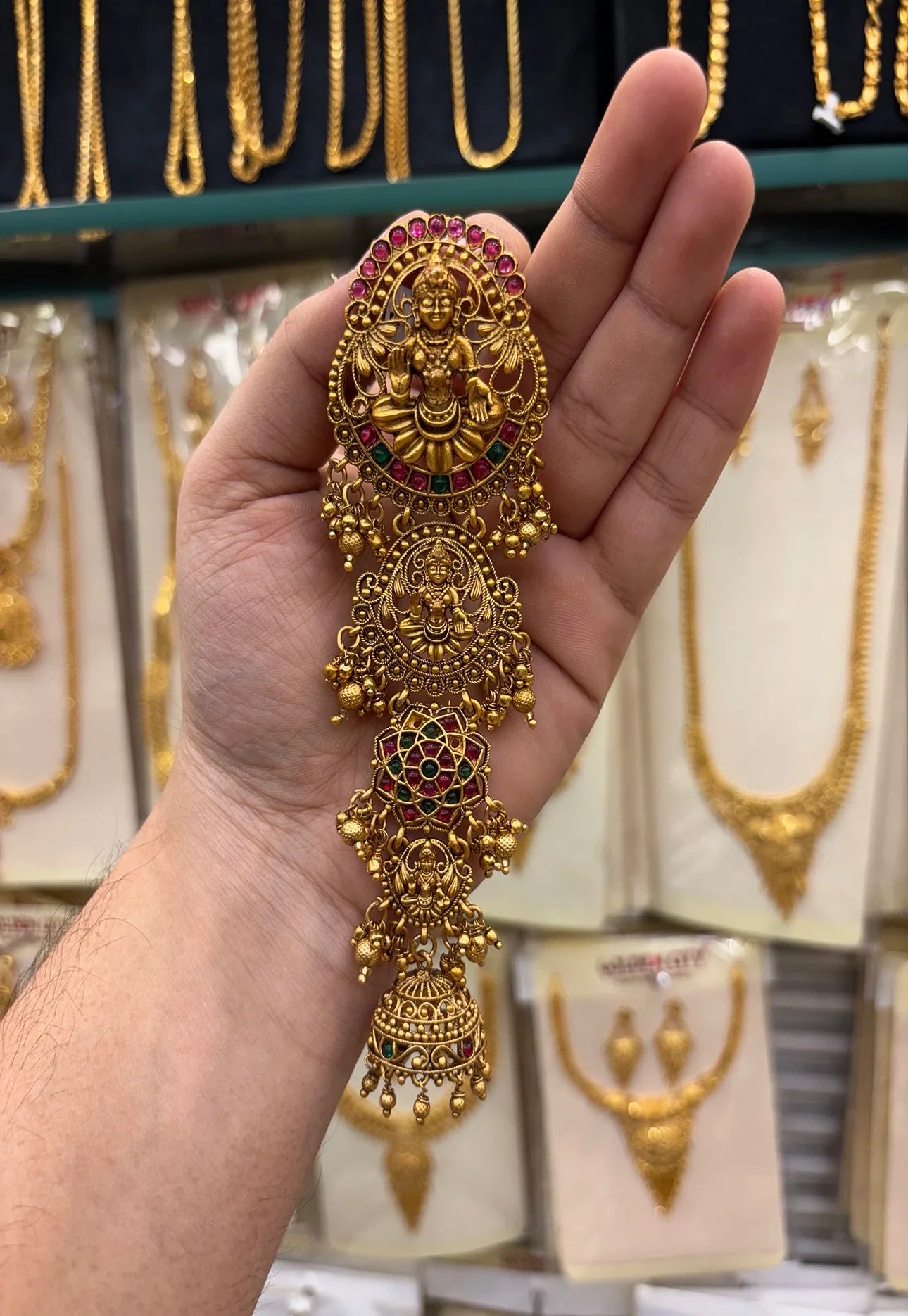 Antique Lakshmi Design Mini Jada
