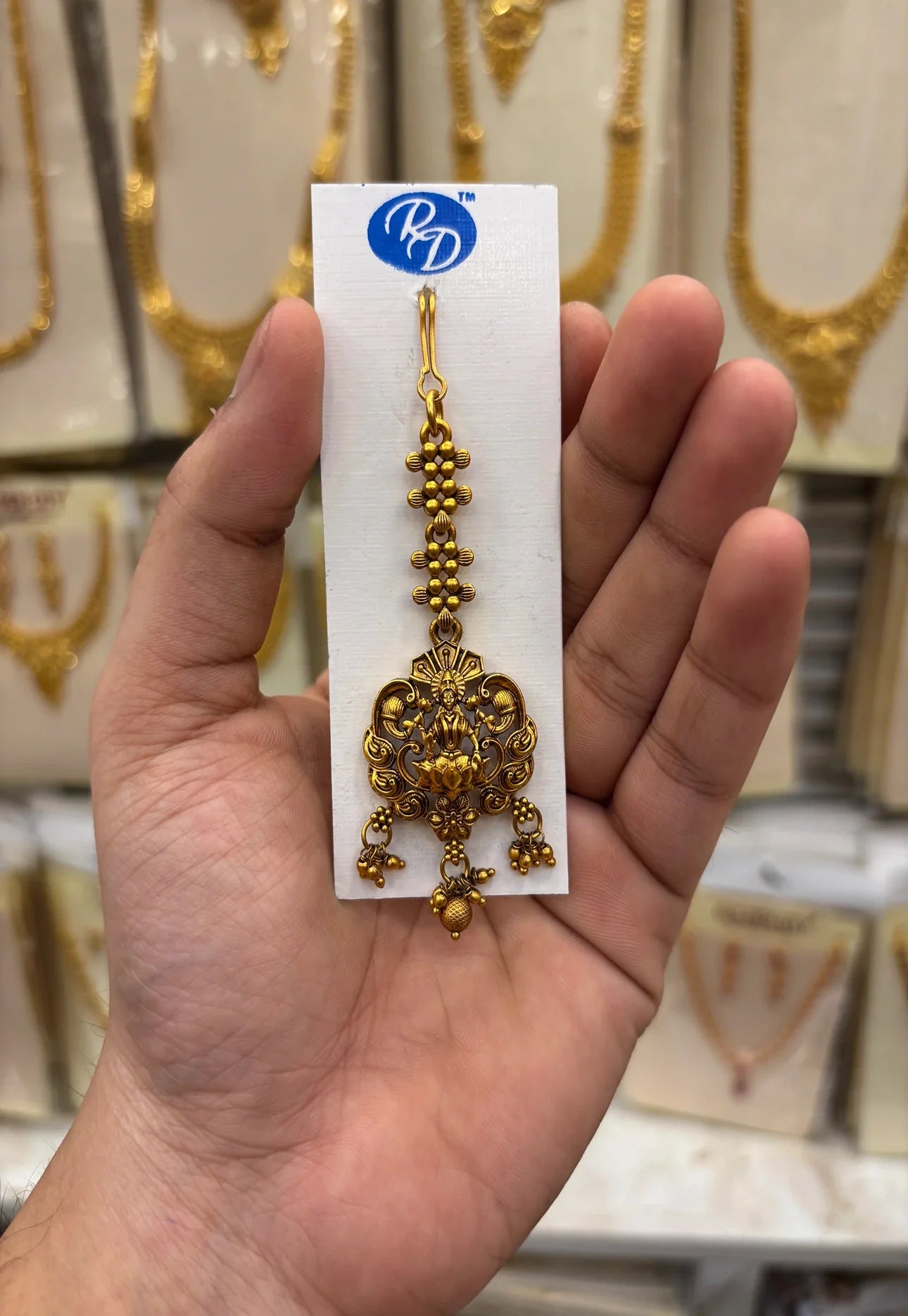 Antique Plain Work Tikka