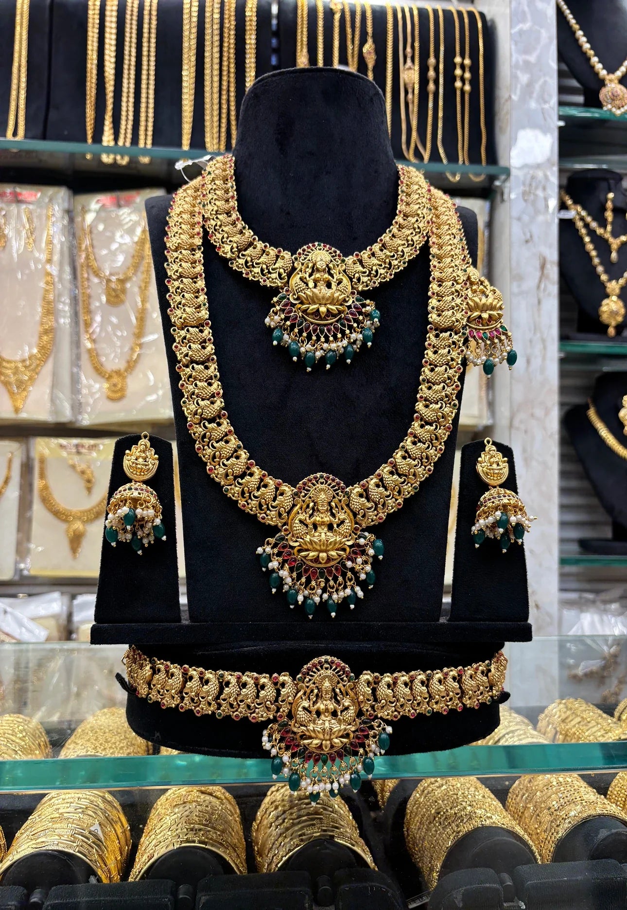 Lakshmi & Green Beast Bridal Set