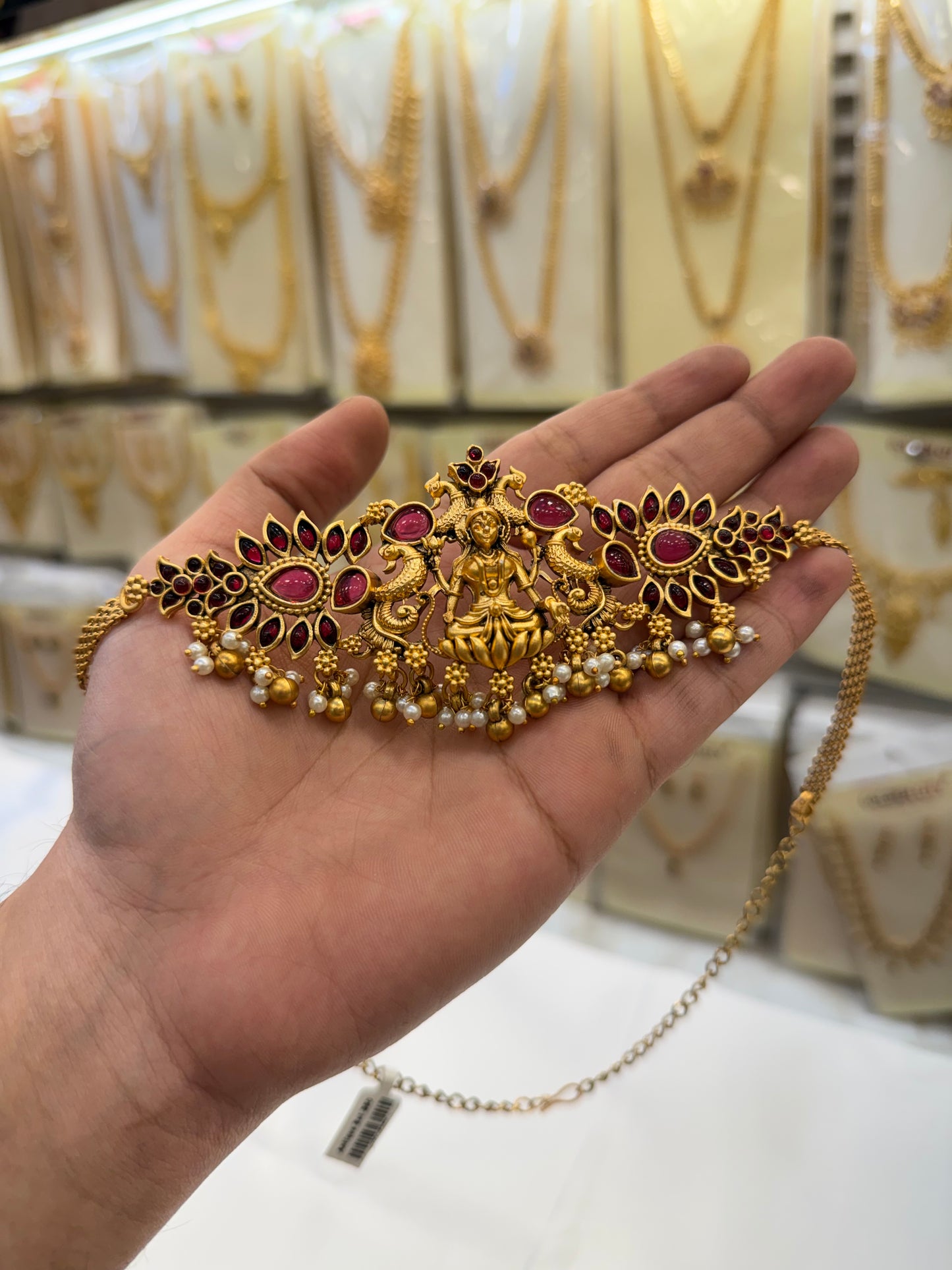 Ruby Red Antique Chokers