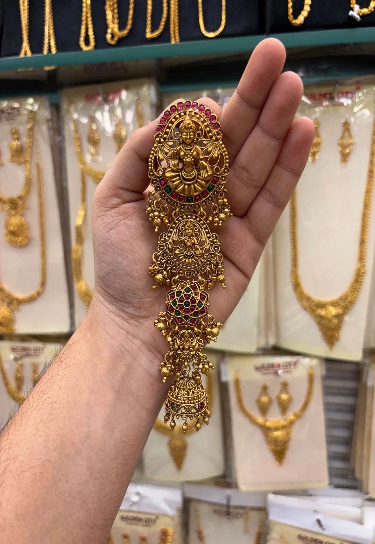 Antique Lakshmi Design Mini Jada