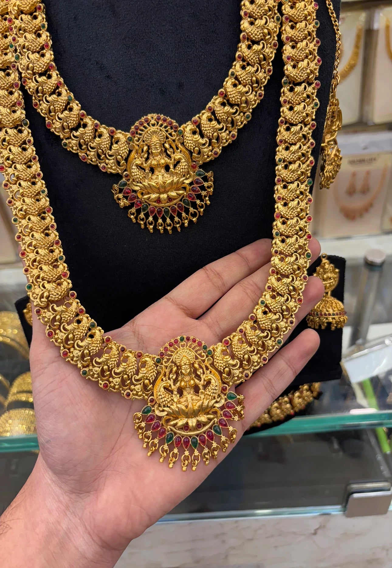 Antique Laxmi Design Bridal Set