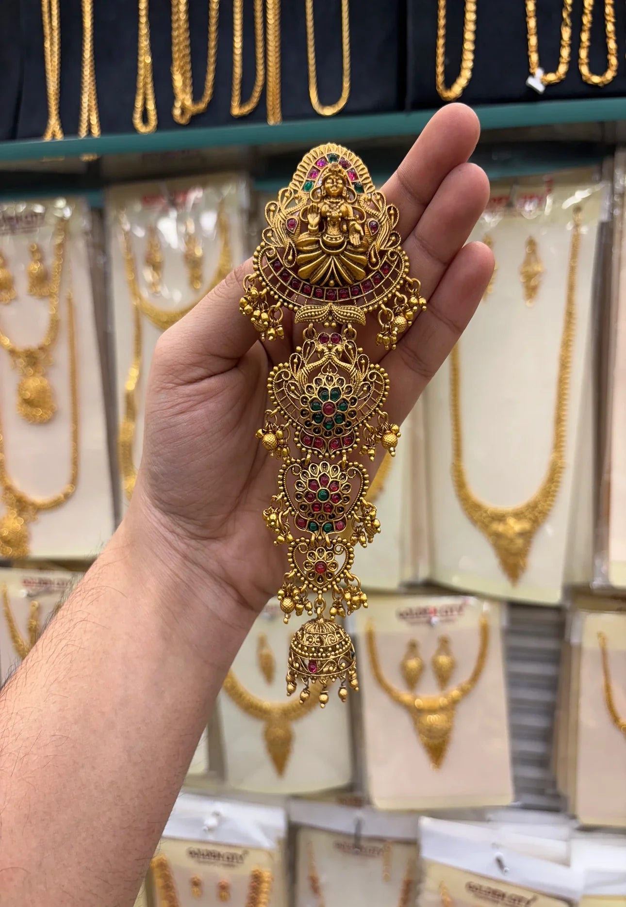 Antique Laxmi Design Mini Jada