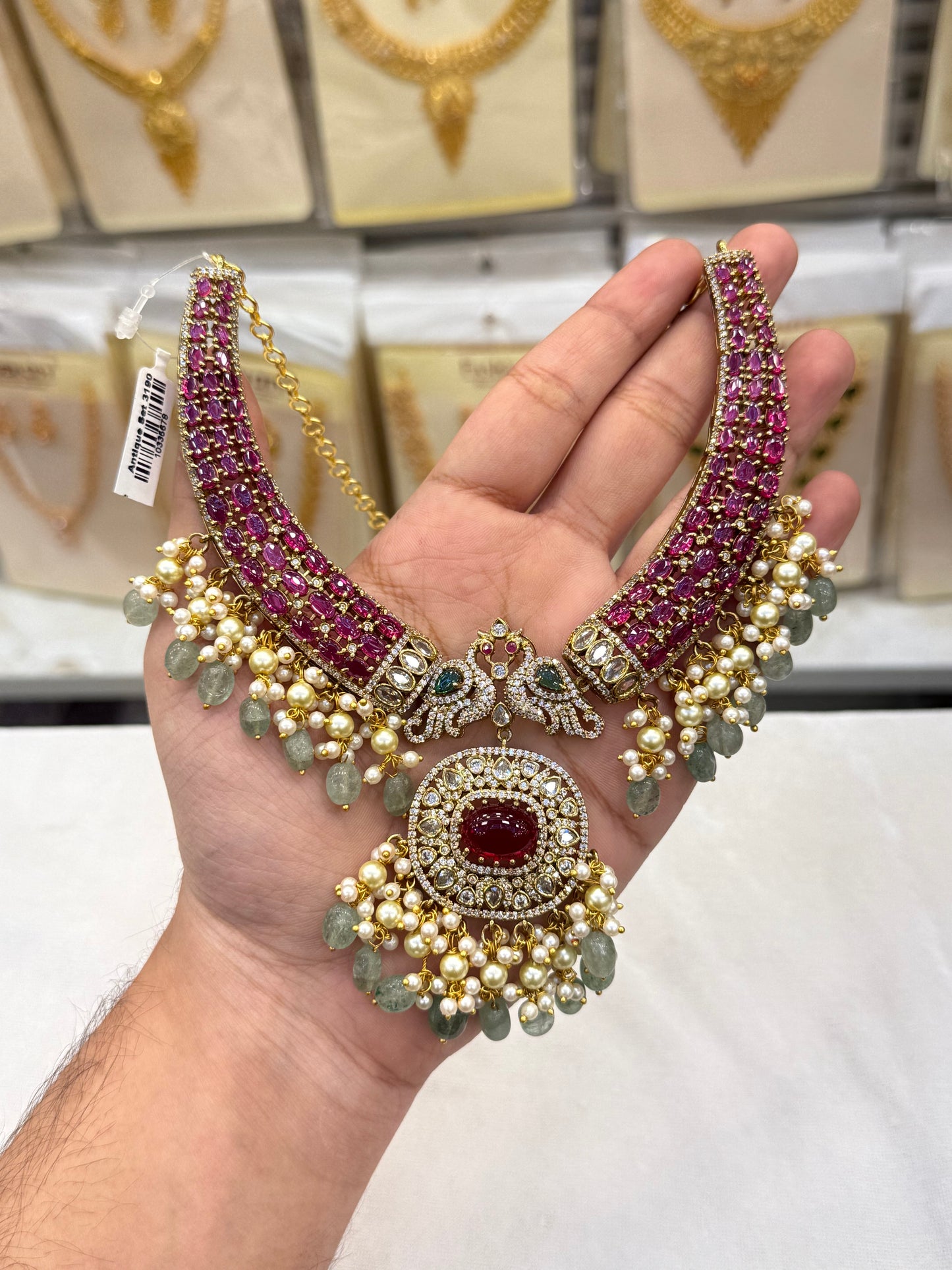 Victorian Pastel Beats Necklace