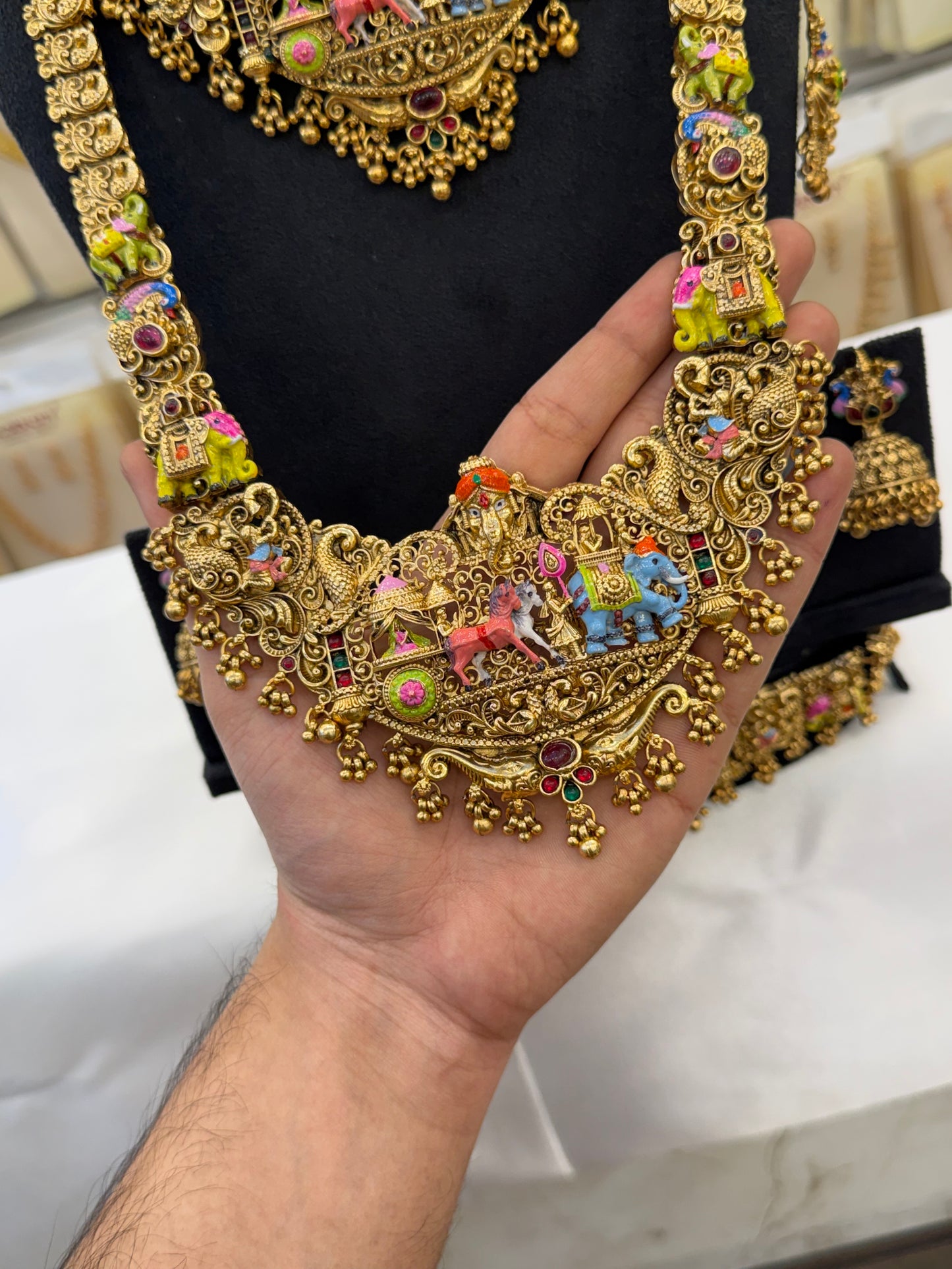 Enamel Design Bridal Set - Limited Edition