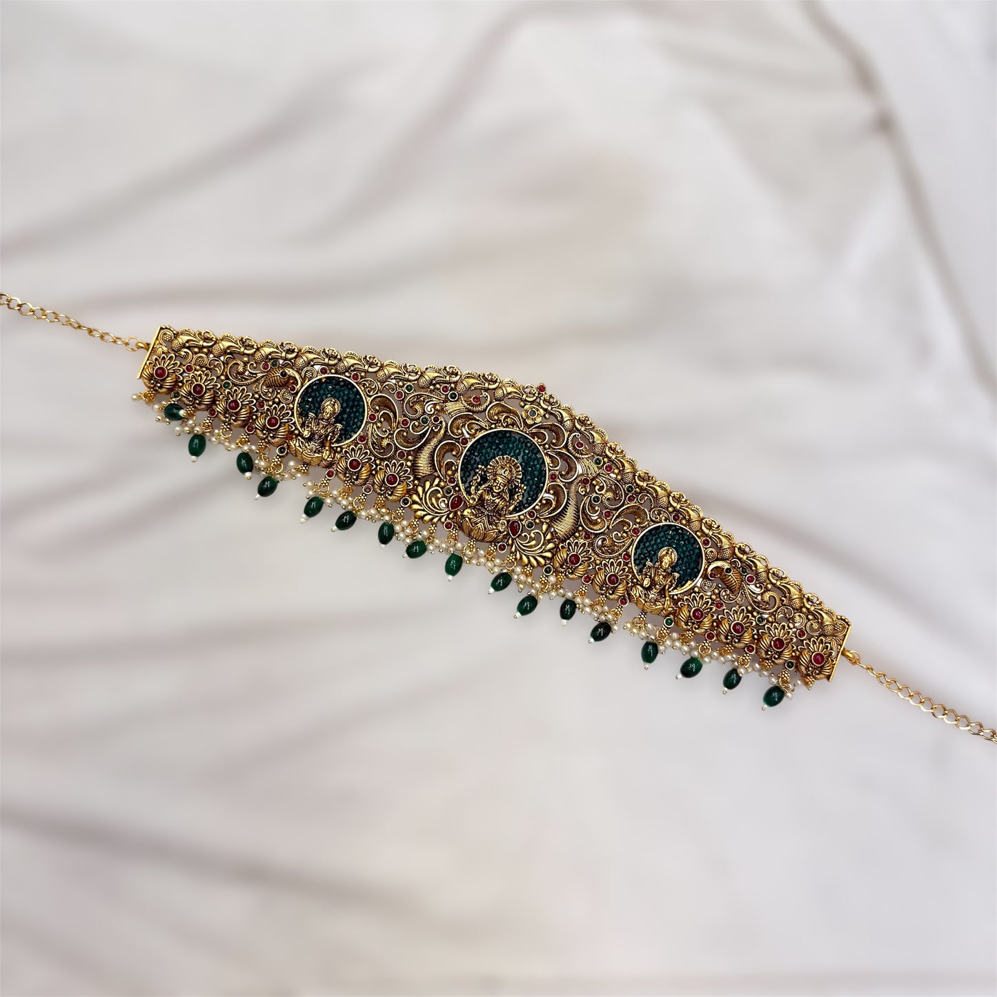 Traditional Green Beats Hip Chain