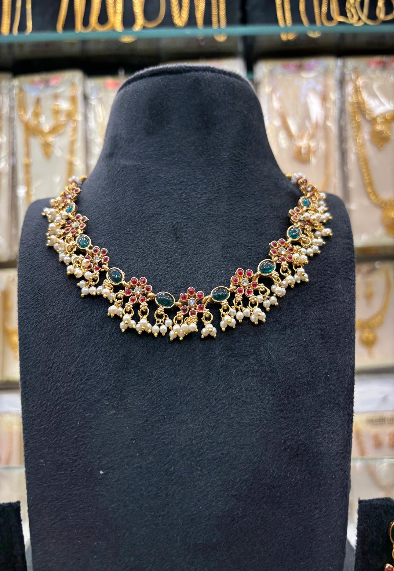 Louts Beats Multi Stone Necklace