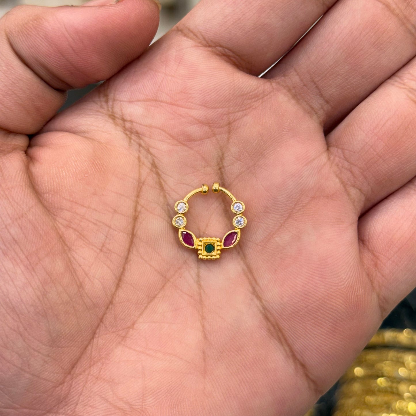 Heritage Rainbow Nose Pin