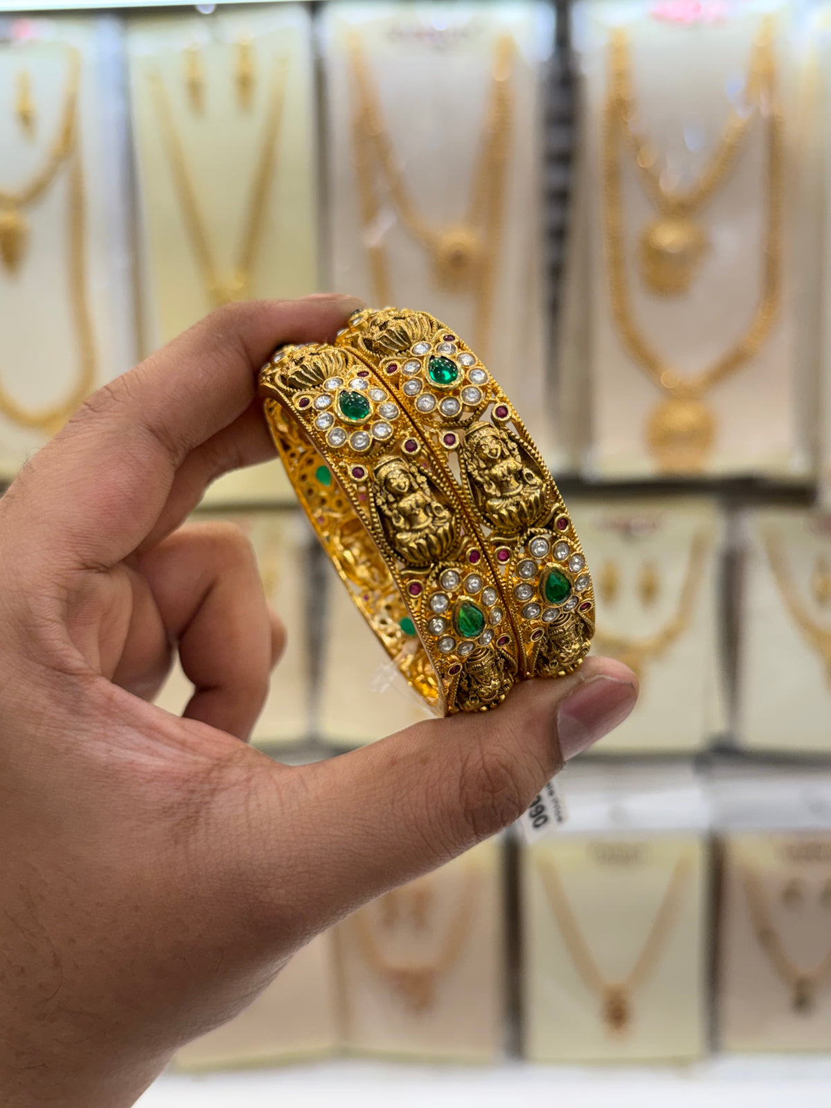 Antique Heritage Stone Bangle