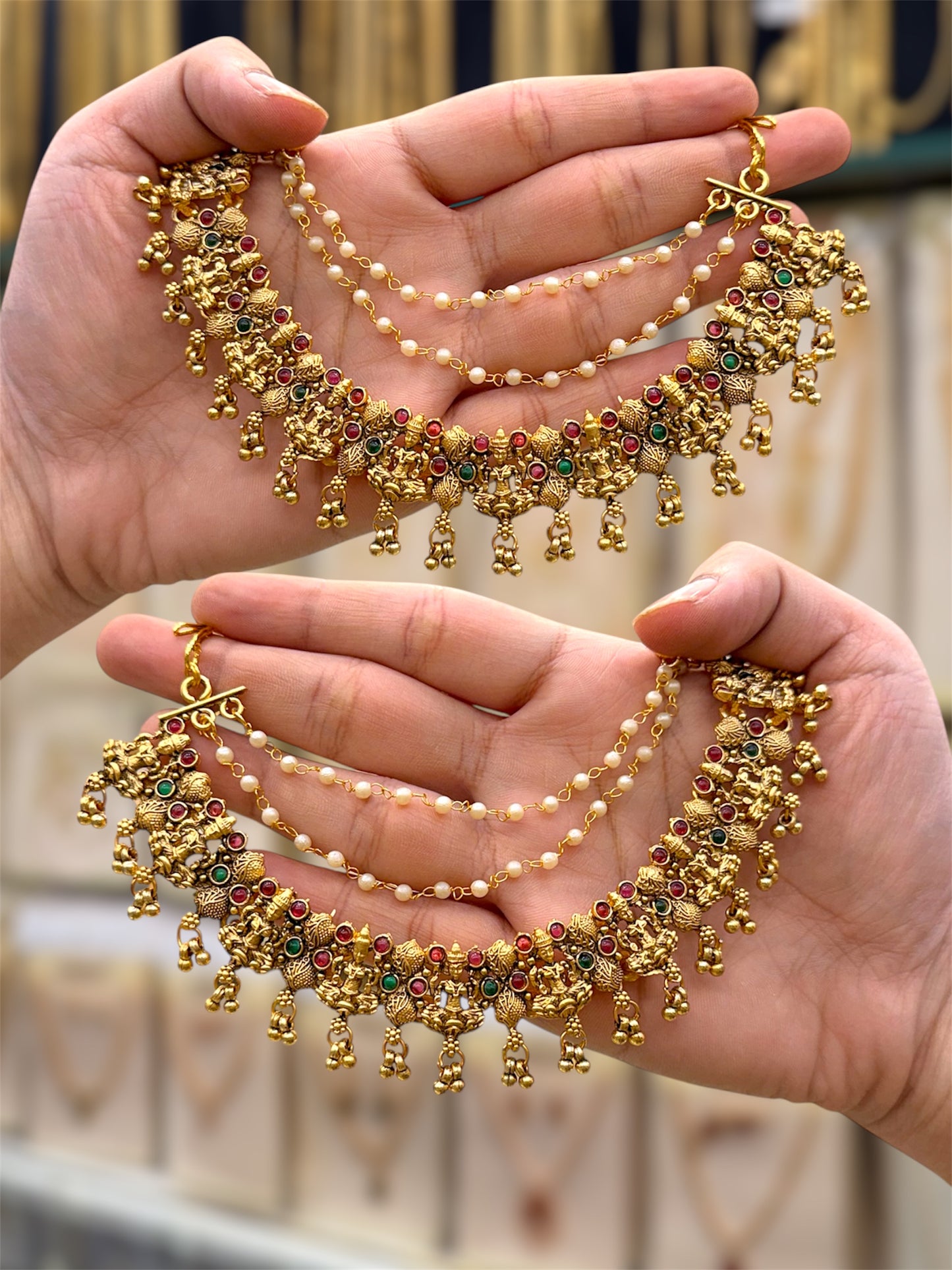 Antique Mattel Temp Stone Pair