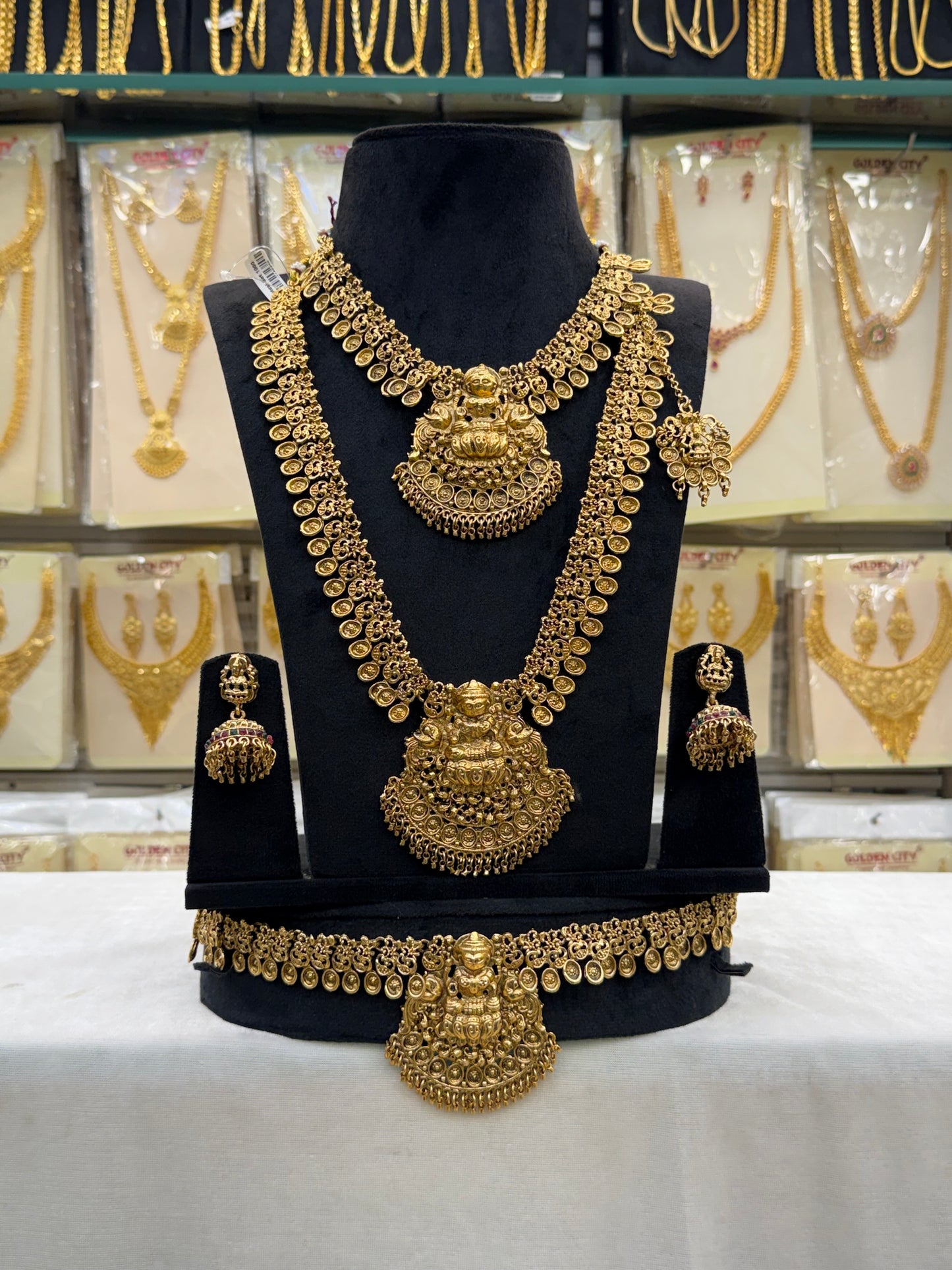 Golden Antique Bridal Set