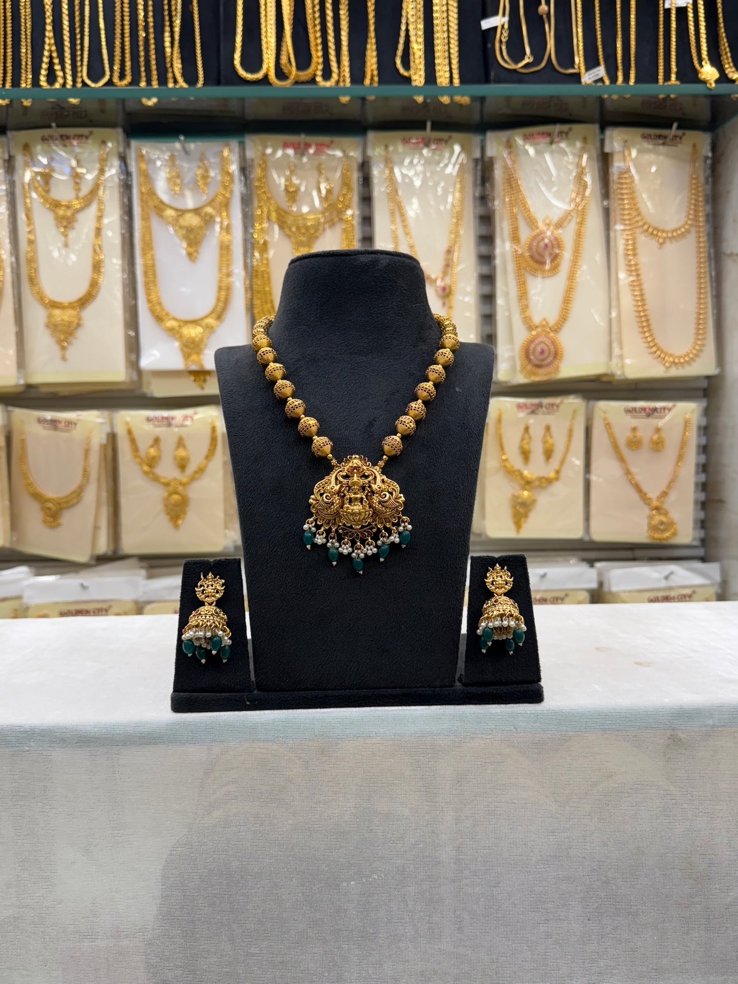 Lakshmi Dollar Chain Green Beats