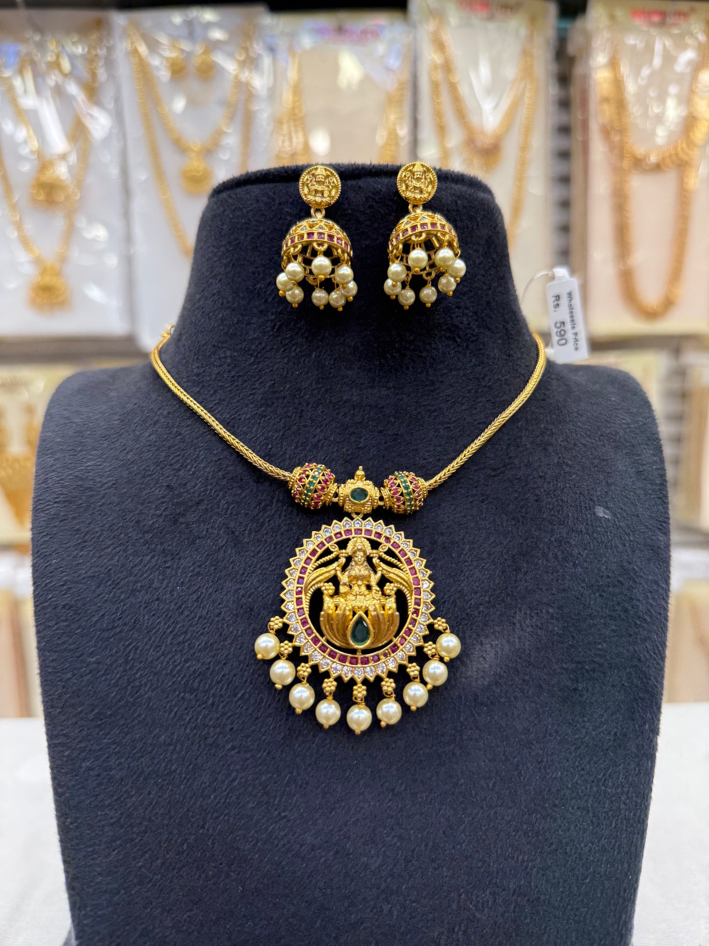 Lakshmi Pendant Necklace