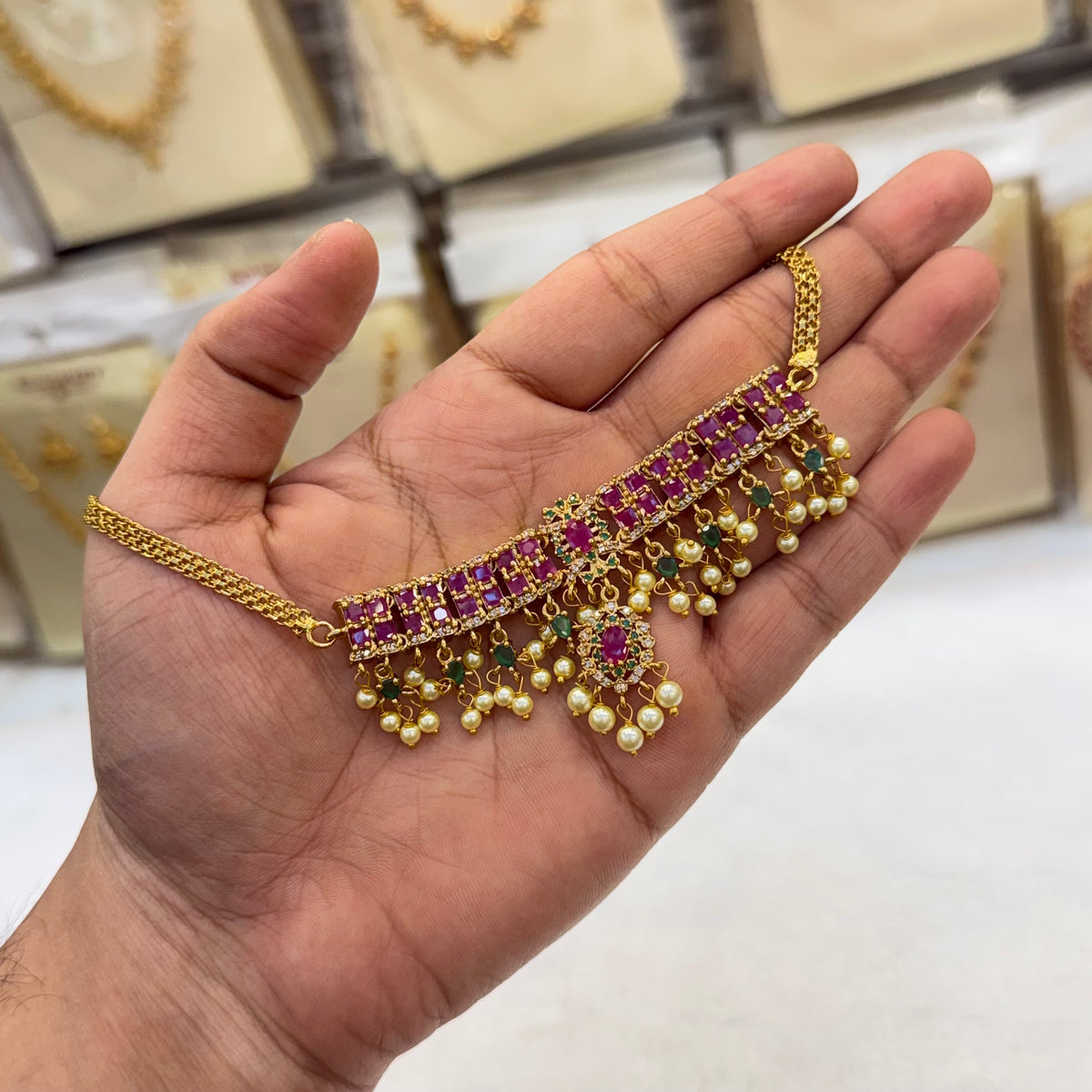 Ruby Choker Necklace