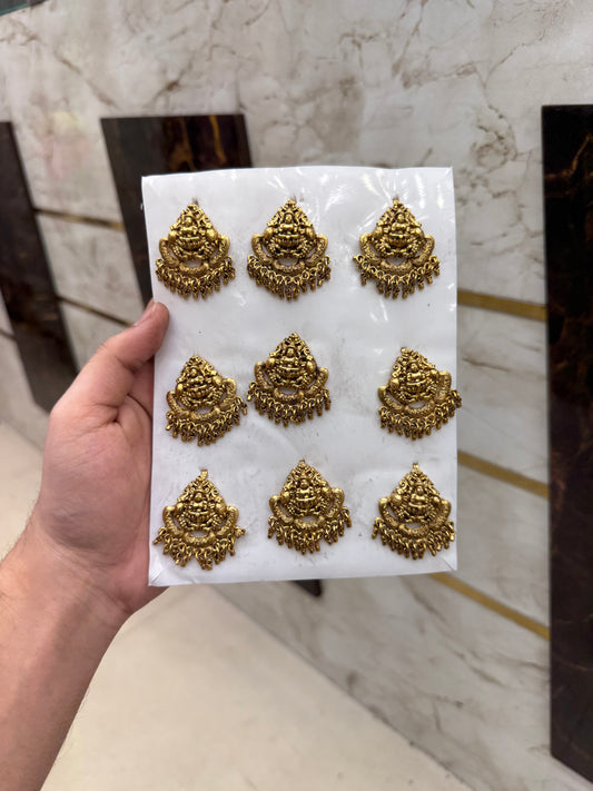 Antique Lakshmi  Jada Bila 9 Pcs set