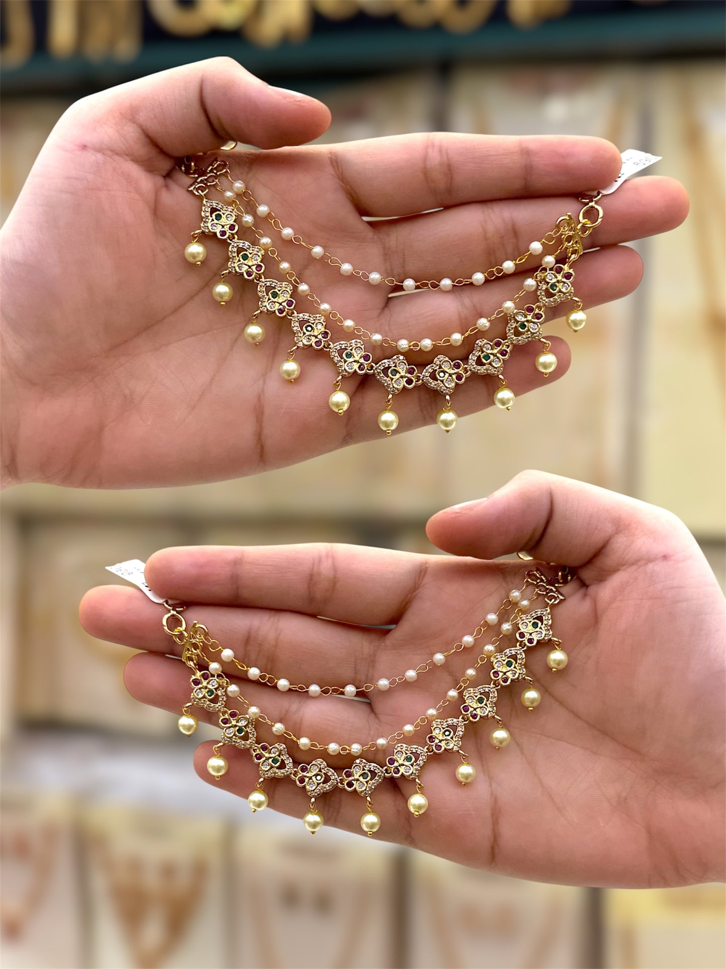 Antique Mattel Temp Stone Pair