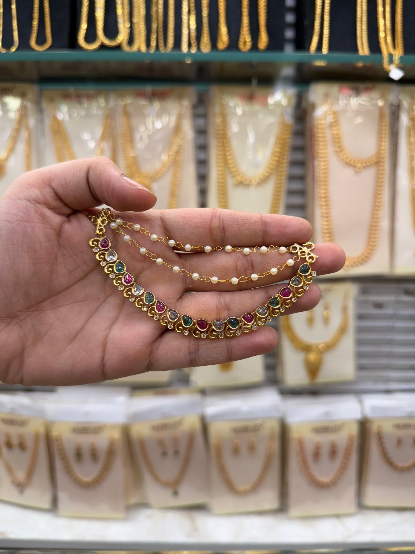 Antique Mattel Nice Stone Design Pair