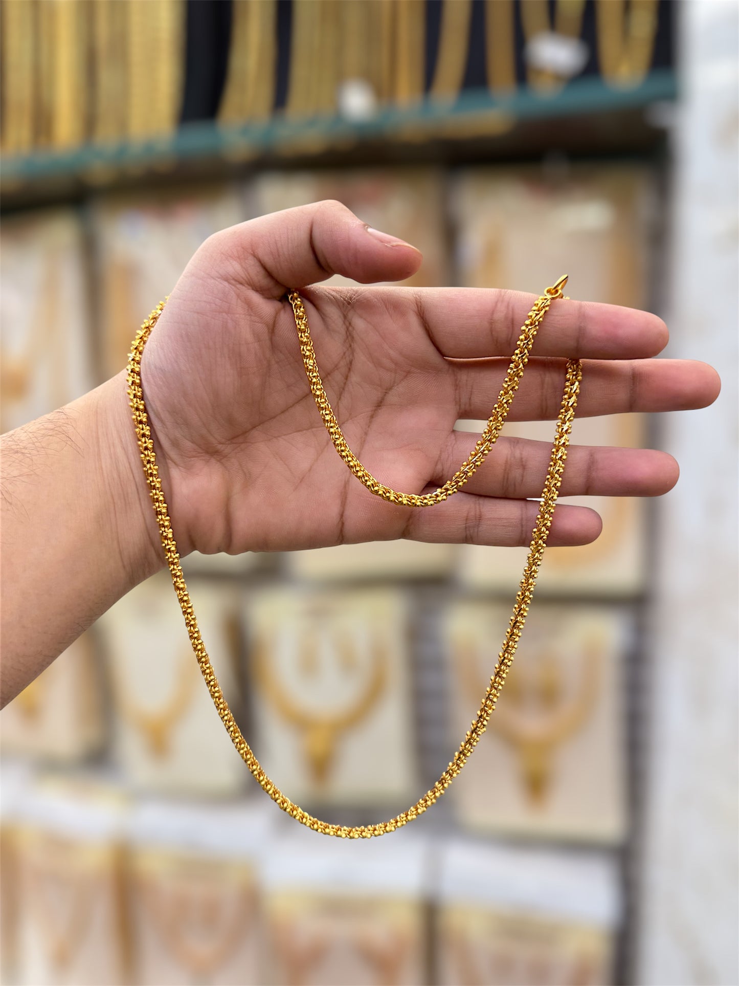 Kerala Design Gold Plated Chain