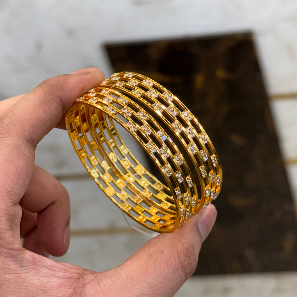 Opulent Shine Bangles
