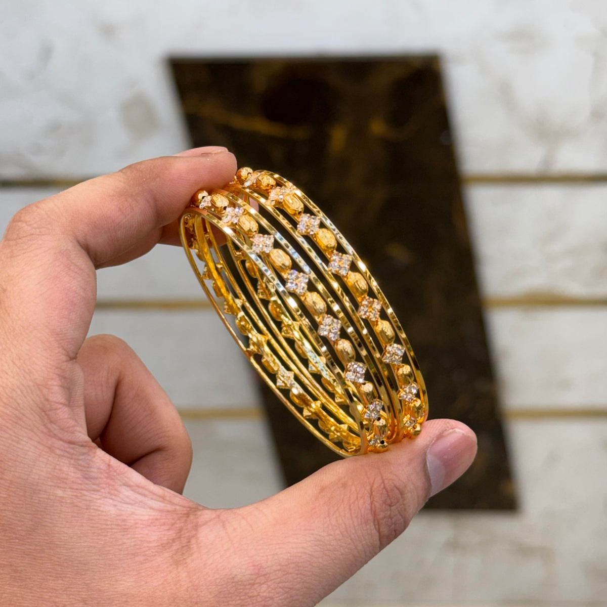 Elegant Shine Bangles