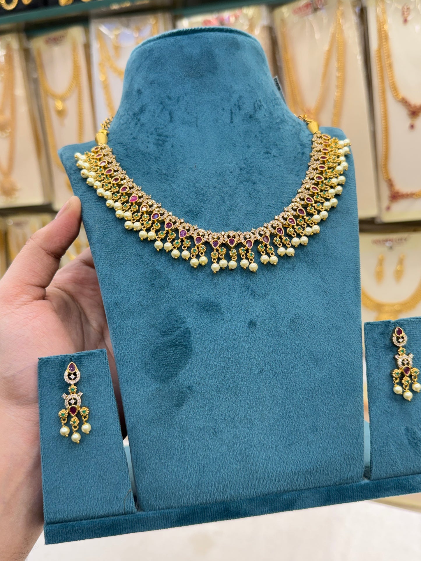 A.D  Elegant Blossom Necklace