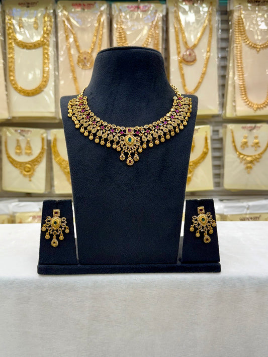 Ruby Stone Necklace