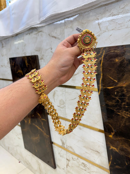 Antique Laxmi work Long Jada