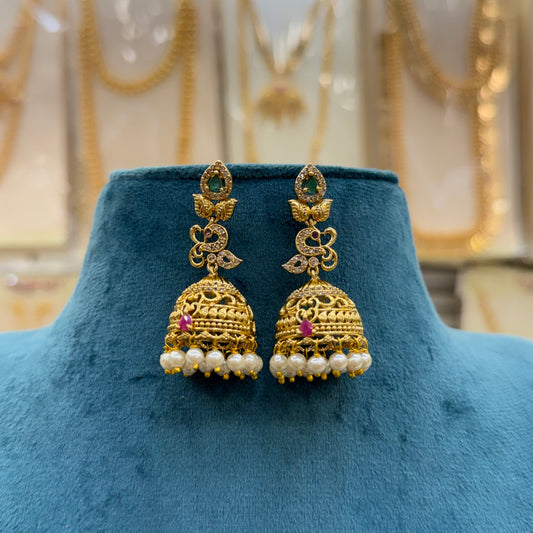 Classic Stone Jhumki