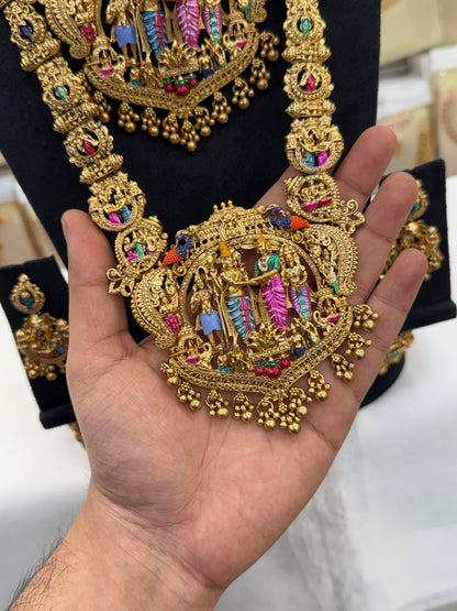 Enamel Sivan Parvathy Bridal Set