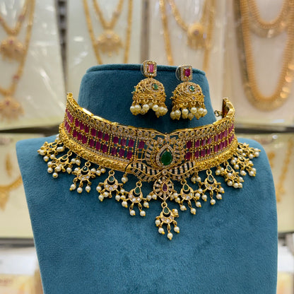 Elegant Ruby AD Choker
