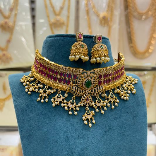 Elegant Ruby AD Choker