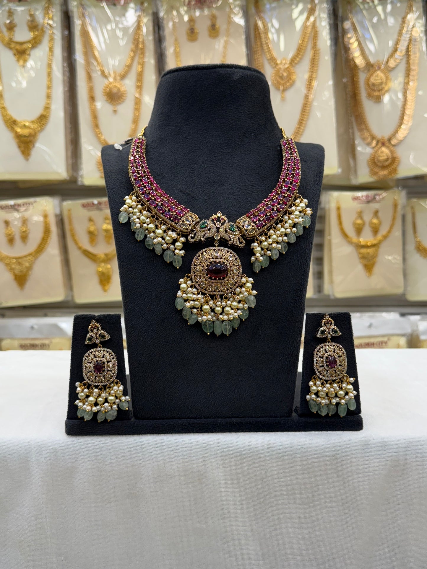 Victorian Pastel Beats Necklace