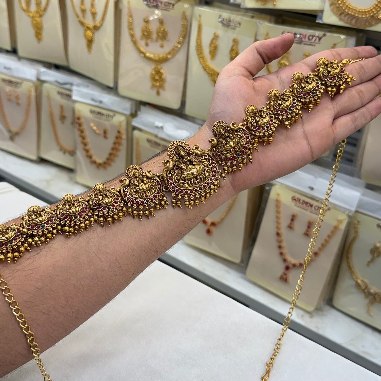Antique Lakshmi Hip Chain