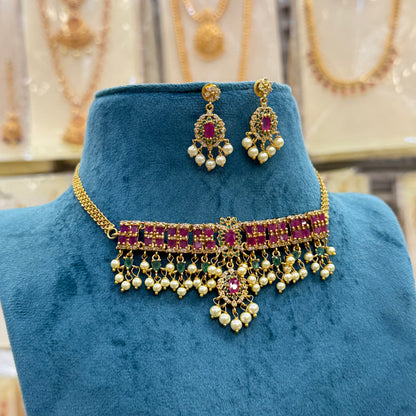 Ruby Choker Necklace