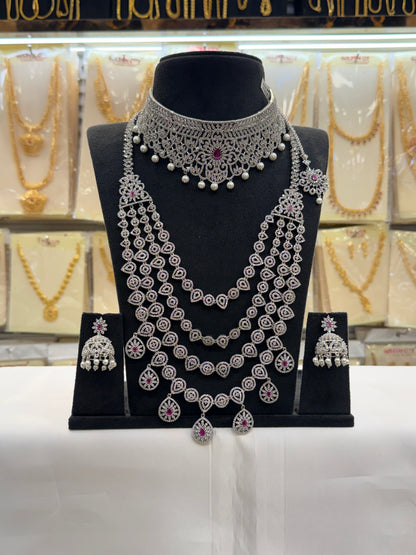A.D Stone Layer Bridal Set