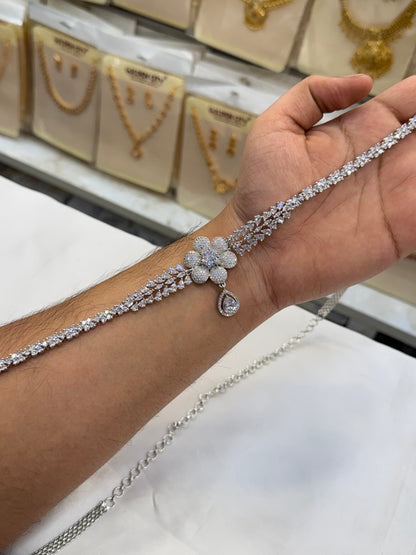 AD Stone Bloom Hip Chain