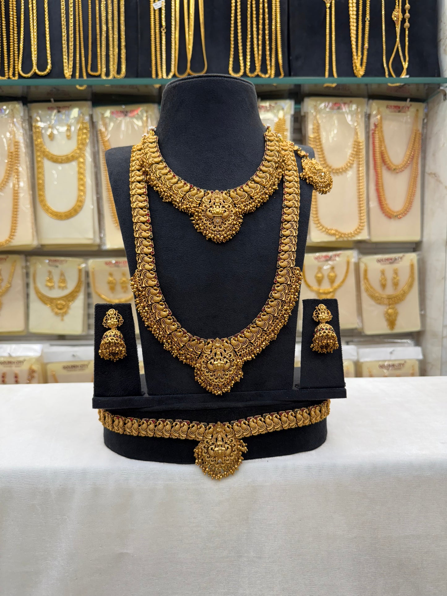 Antique Laxmi Design Bridal Set