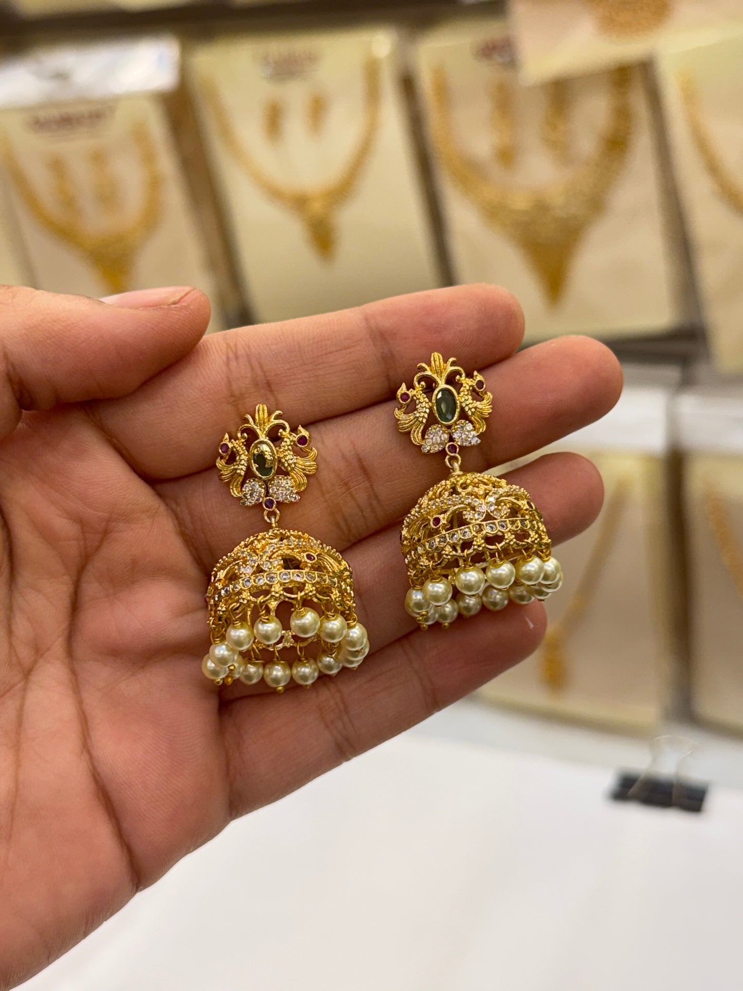 Royal Stone Jhumki