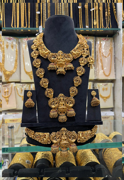 Antique Deep Work Bridal Set
