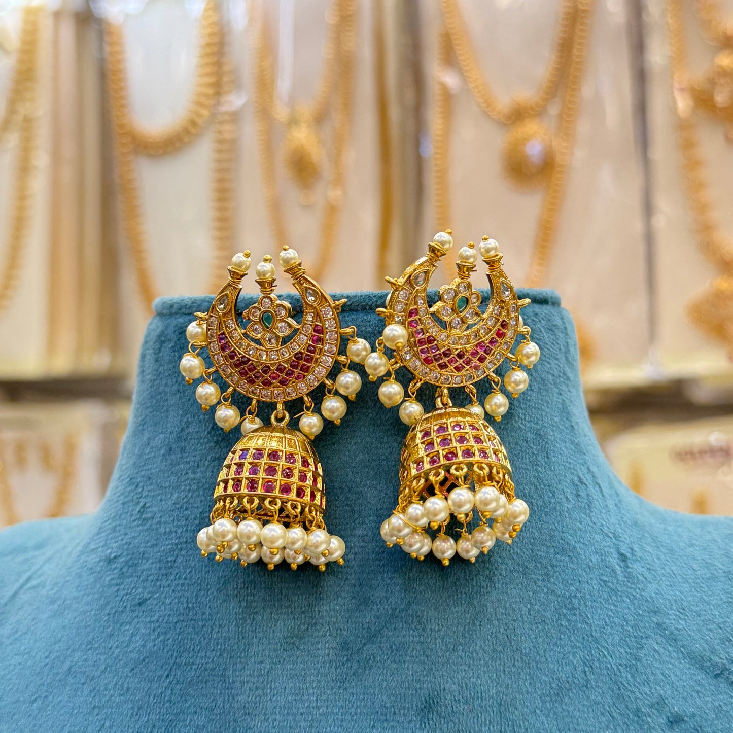 Grand Ruby Stone Jumki