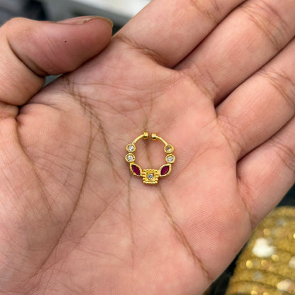 Scarlet Shine Nose Pin