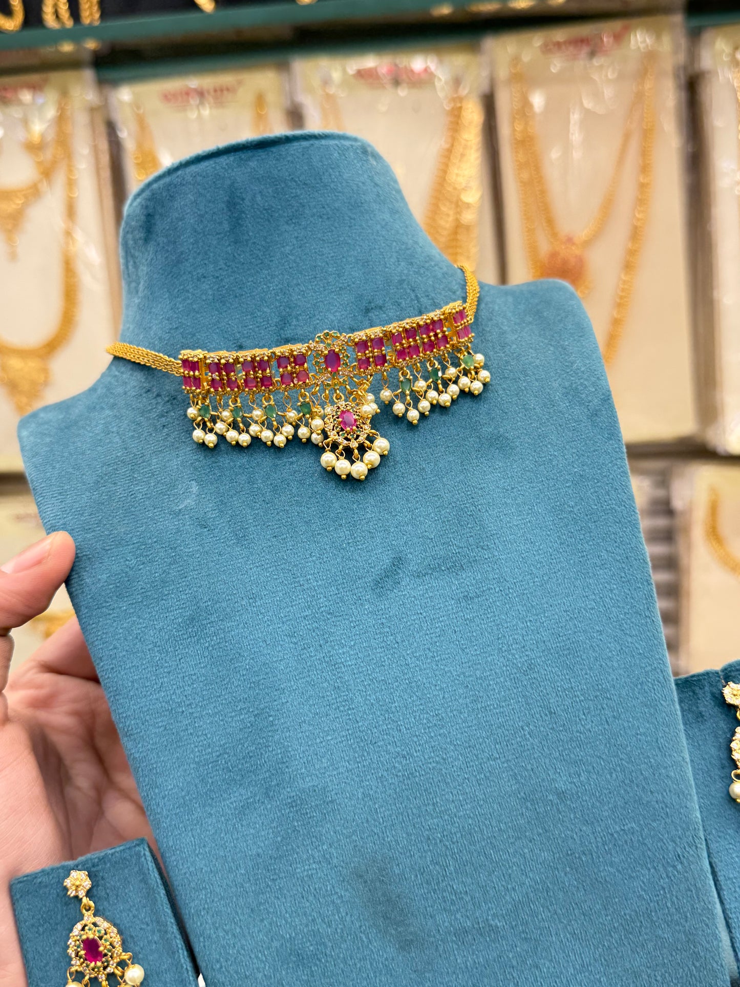 Ruby Choker Necklace