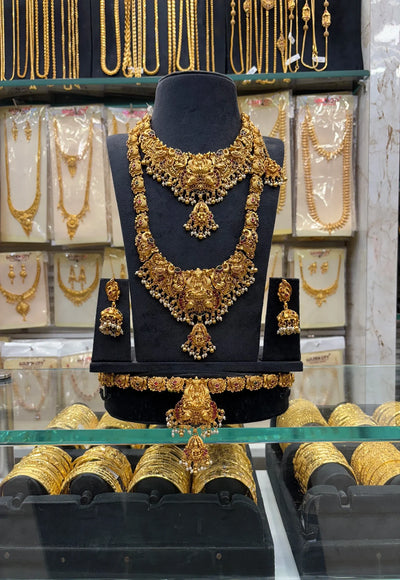 3D Work Antique Bridal Set