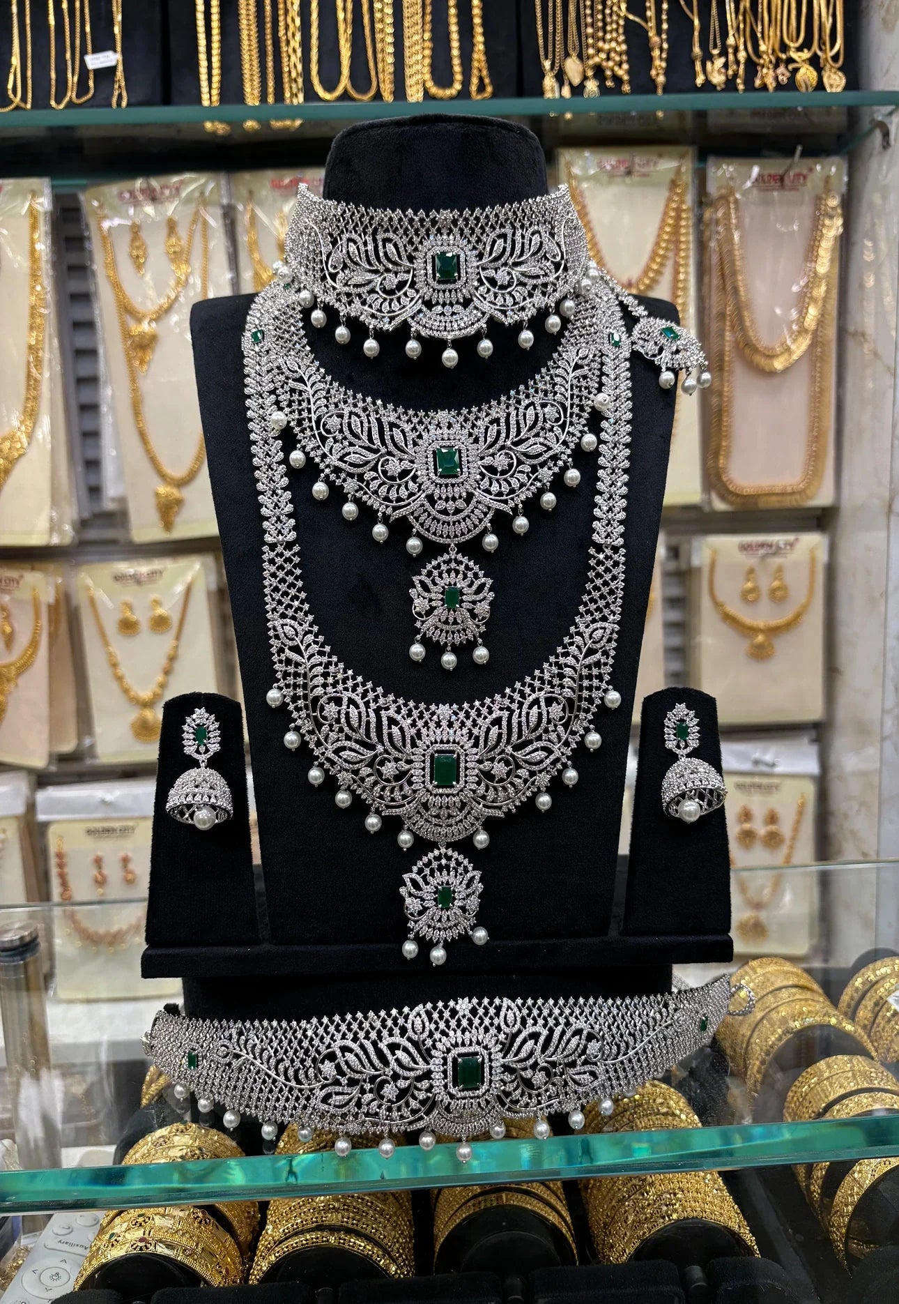 A.D Green Stone Set with Hipbelt
