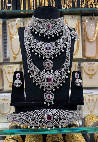 A.D Pink Stone Set with Hipbelt